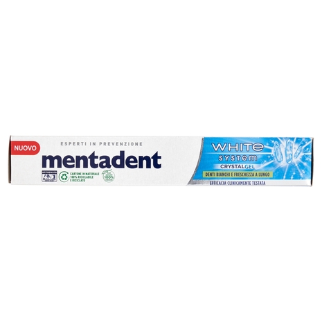Mentadent White System Crystal Gel 75 ml